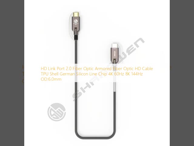 ドイツのシリコンラインチップ HDMI2.0 HDケーブル 4K 60Hz 装甲光ファイバー 長さ1m/2m/3m/5m
