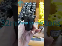 China Broca Conica Tapered Rock Drilling Bit 32-43mm For Quarrying supplier