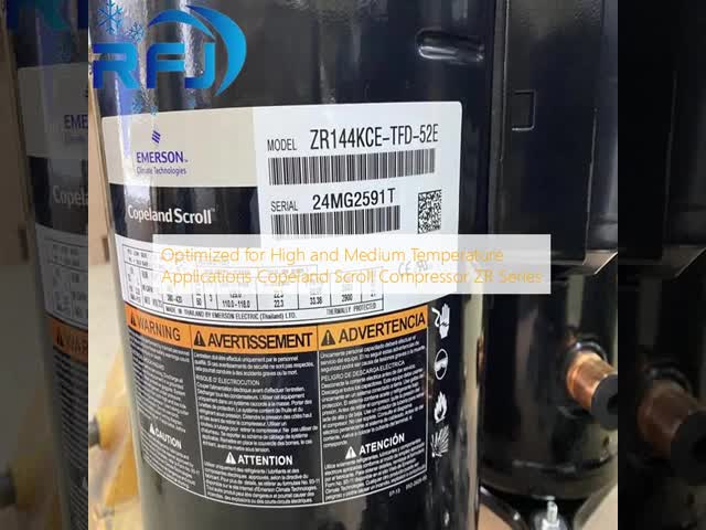 Электрический компрессор Copeland кондиционера рефрижерации 2-15HP перечисляет серию ZB
