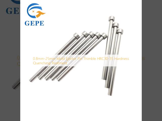 0.8mm-25mm Mold Ejector Pin Thumb HRC30-35 Твердость Очистка от загрязнения