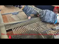 شبکه سیم فولاد ضد زنگ با گره های ماندگار 1mm-3mm