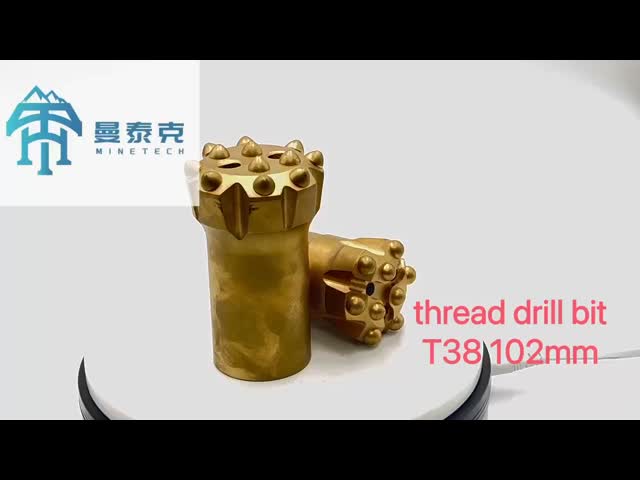 102MM-T38 掘削機械用のボタンドリルビット 鉱山機械の基本部品