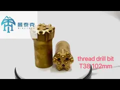 102MM-T38 Button Drill Bits For Drilling Machines Essential Mining Machinery Parts