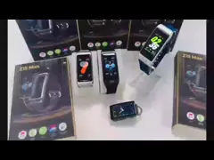 Nouveaux écouteurs 2 en 1 et montres intelligentes moniteur de santé mesure d' ECG montres intelligentes Z15max