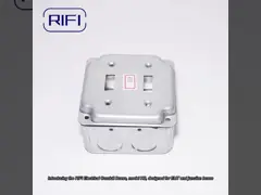China Tee 3 Way Hot Dip Galvanised Circular Junction Box For Electrical Installations supplier