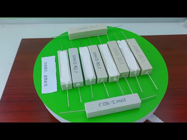 Resistores cerâmicos 5W 10W 0,25R 0,5R 3R 27R 12R 100R 5% para aplicações de alta potência
