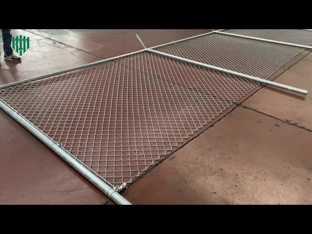 75*75mm cyclone wire Diamond Chain Link Fence For Playground