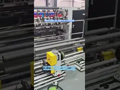 移動式溶接機 長さ切断ラインマシン マックス300m/min video