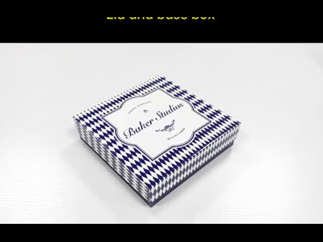 Custom Christmas Gift Box Large Lid Bottom Box Packaging Bow Holiday Ribbon Luxury Unique Holiday Party Gift Box