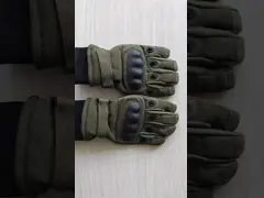 Military Green Winter Tactical Gloves with Insulated Windproof  Touchscreen Compatible