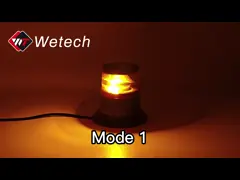 Compact LED Warning Light with Magnetic Mount Universal for Engineering Vehicles