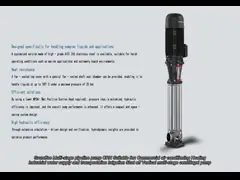Grundfos Crn Vertical Multi-Stage Centrifugal Pump Commercial Air Conditioning Heating Industrial Water Supply and Transportation