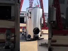 Vertical 100 To 1500kg Wood Biomass Straw Steam Boiler