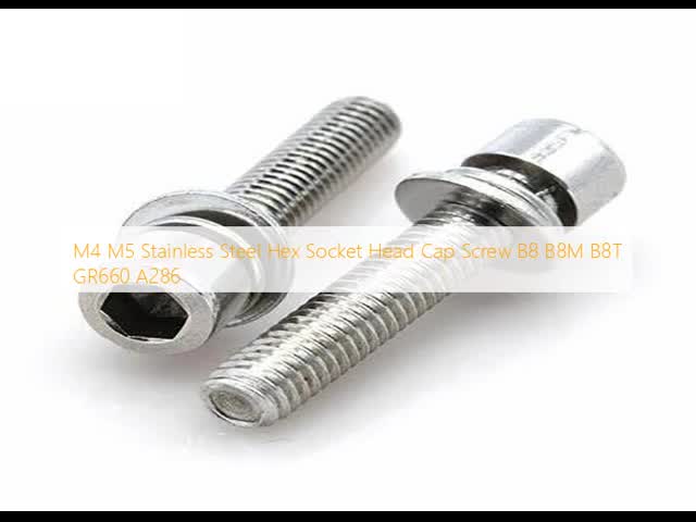 M4 M5 Нержавеющая сталь шестеренковый разъем коробки головки винт B8 B8M B8T GR660 A286