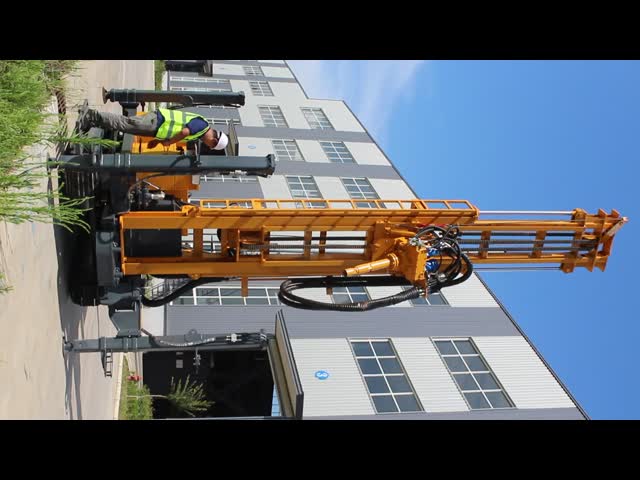 91kw Engine Rotary Drilling Rig 350m Depth Crawler Mounted Water Well Drilling Rig for Sale