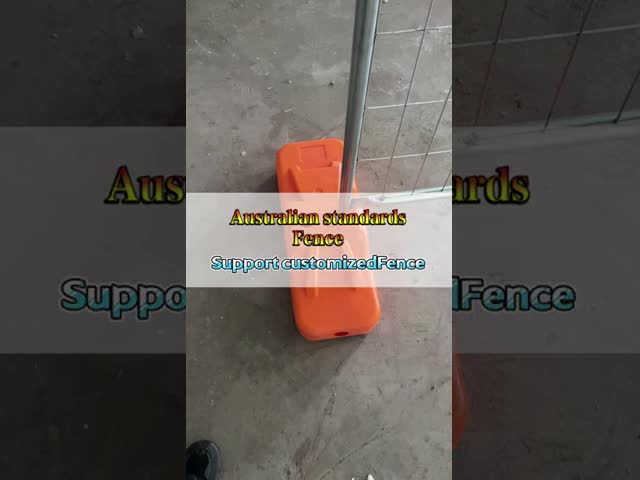 Tamanho provisório elétrico do furo da cerca 75*150mm da solda Austrália com pés