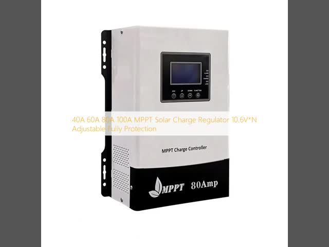 40A 60A 80A 100A MPPT Regulador de Carga Solar 10.6V*N Proteção totalmente ajustável