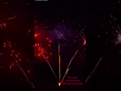 China Export W Shape Cake Fireworks Professional Pyrotechnics Cake Fireworks Special Effects Customized Fireworks 1.3g