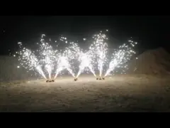 12 canais de indicações Pyro Stage controle remoto sem fio Fonte de frio redondo Fogo de artifício sistema de disparo para festa de comemoração de Natal