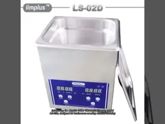 60W হিটার Limplus 2liter টেবিল শীর্ষ অতিস্বনক ক্লিনার চশমা ওয়াচ জন্য 40kHz ফ্রিকোয়েন্সি