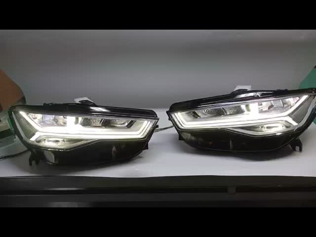 6000LM アウディ A6 ヘッドライト 2016 - 2018 C7PA ゼノン OEM 4GD941005B / 4G0941043 G F
