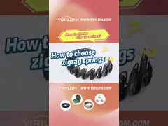 Customized 3.8mm Upholstery Functional Rolling Sofa Zigzag Spring for Upholstery Cushion Production