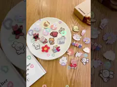 สีดําโลหะ Custom Lapel Pins UV การพิมพ์การ์ตูน พิมพ์เอ็มมิล