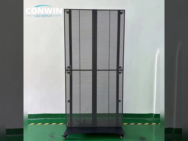 移動式レンタル 透明LEDビデオスクリーン 500X1000mm アルミ素材