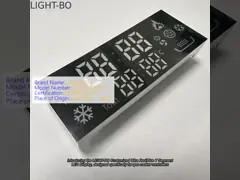 Display LED 7 Segmen Ultra Merah / Biru yang Disesuaikan untuk Pengontrol Kompor Gas