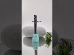 10mm TiAlSiN Carbide U Channel Cutter Precision Ground Flat End Mill for Steel Grooving