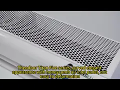 2025 Nuove tende per aria in polvere di metallo Titano Serie 5 per ventilazione, condizionamento dell' aria partner