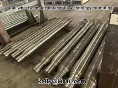 China 450mm Railway Wheel Set For Mine Electric Locomotive 1-25tons Loading Capacity supplier
