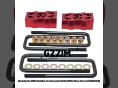 Nissan Navara D40 2005-2015 50mm Hinterfederung Aluminium-Tapered Face Lift Block Kit