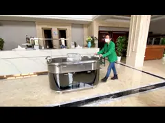 China Rectangle Teppanyaki Grill Table Induction Heating 2400mm Length supplier