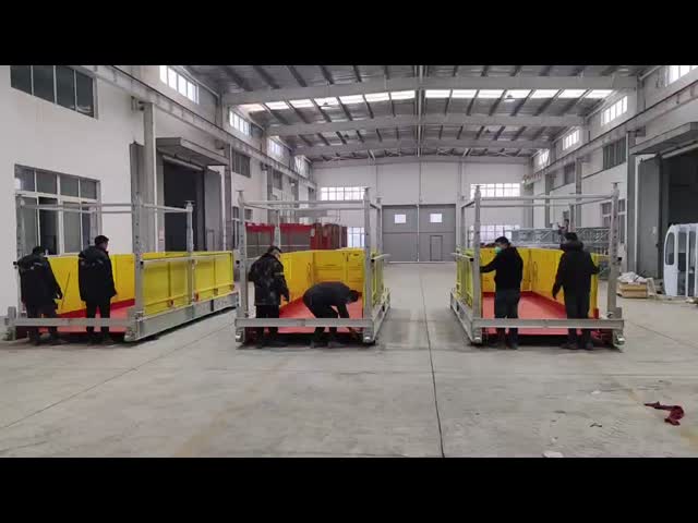 MLP2200 5トン容量 クレーン積載台 多階建ての建設現場用