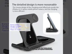 2025 Wholesale Price Mobile Phone Wireless Charger Samsung And Apple Car Charger 15W/10W Fast Charging Stand Support