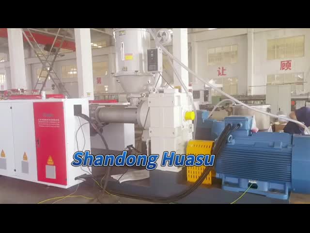 Customizable Double Wall Corrugated Pipe Extrusion Line For Wire And Cable Pipe Exturding Machine