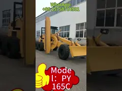 125kw Motor Grader PY165C 3660mm Blade With Cummins Engine Sale To Near Zambia