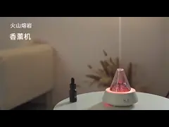 Umidificador de Chama de Aromaterapia de Lava 80 ml Desligado Automaticamente
