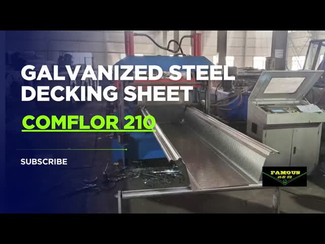 Comflor 210 Equivalent Composite Floor Deck Deep Profiles Galvanized Steel Decking Sheet