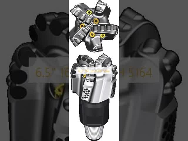 6.5in PDC Drill Bit 165.1mm Diamond Drill Bit Oil And Gas