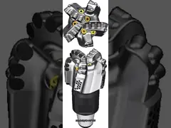 6.5in PDC Drill Bit 165.1mm Diamond Drill Bit Oil And Gas