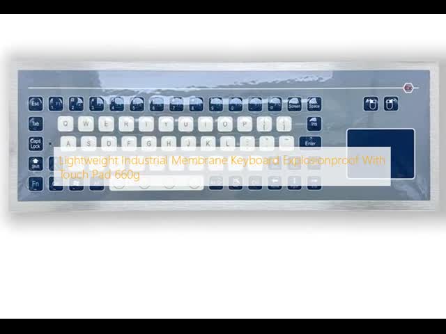 軽量産業用膜キーボード 触覚パッド 660g