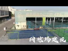 Weatherproof Padel Tennis Courts With Visible Court Lines And 100% PE