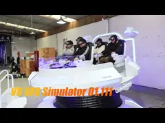 VR UFO 360 Degree Rotation 9D Simulator VR Cinema for 5 Players