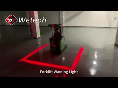 Wasserdichte Gabelstapler Arbeitsleuchten 12V 24V Gabelstapler Fußgängersicherheitsleuchten 30W