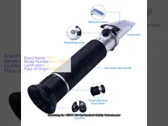 100 Ppt Handheld Salinity Refractometer , 1.070sg Atc Sea Gravimeter Aquarium