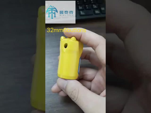 32mm ボタンドリルビット 11度 小石ドリルビット