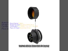 M25 3 Core Waterproof Circular Wire Connector Female Micro Inverter Connector