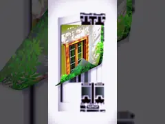 Broken Bridge Aluminium Glass Curtain Wall Sound Insulation Unit Panel System Curtain Wall